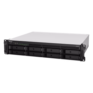 Synology RackStation RS1221RP+ | 8 Bahías | Hasta 12 Bahías | CPU AMD Ryzen V1500B | 4 GB DDR4 ECC | RAID Soportado | 10/25GbE